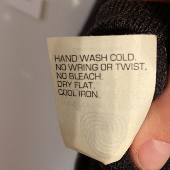 Vintage Barneys New York Charcoal 100% Merino Wool Sweater Made in Italy Size M - Picture 4 of 6